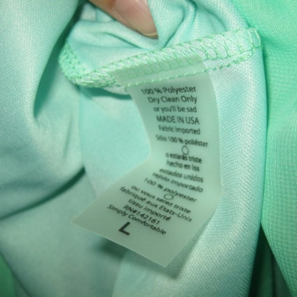 LuLaroe Mint Green Lola Skirt - Picture 4 of 5